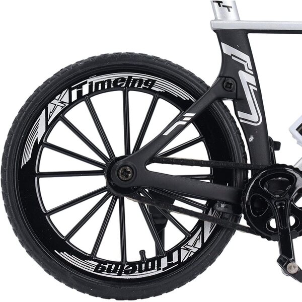 Keenso Mini-Rennrad aus Metall, handgefertigtes Modell mit Doppellenker-Design