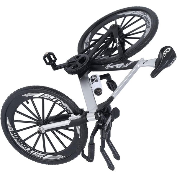 Keenso Mini-Rennrad aus Metall, handgefertigtes Modell mit Doppellenker-Design