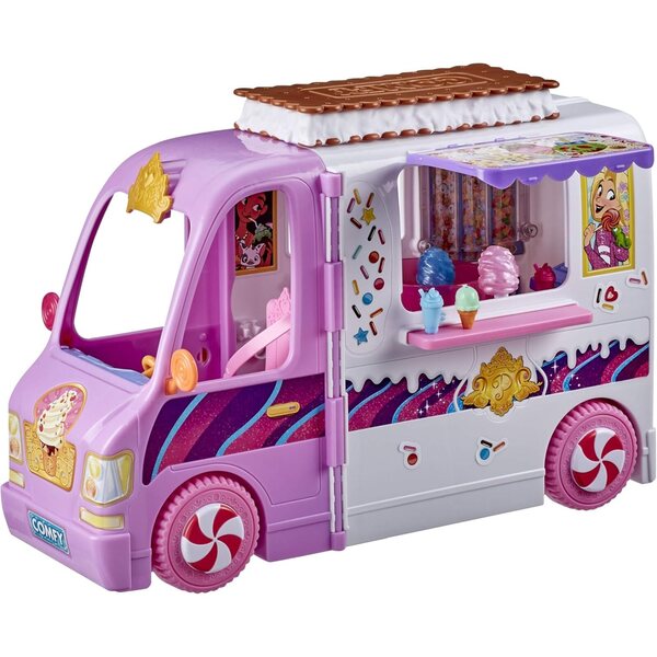 Disney Princess Comfy Squad Eiswagen mit 16 Zubehörteilen und Kekstisch