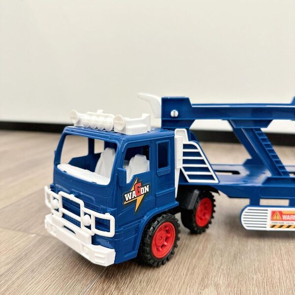 XGarage Spielzeugtransporter mit Rampe und 3 Mini-Trägheitsautos für Kinder