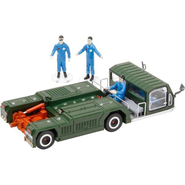 ZEZEFUFU Grünes 13-cm-Luftschlepper-LKW-Legierungsmodell für Sammler und Enthusiasten