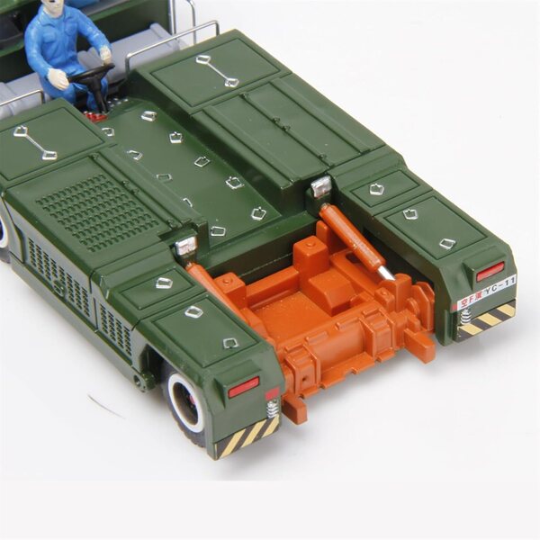 ZEZEFUFU Grünes 13-cm-Luftschlepper-LKW-Legierungsmodell für Sammler und Enthusiasten