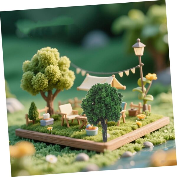 50 Alberi in Miniatura per Modellismo Architettonico e Paesaggi Realistici GARIOUANS