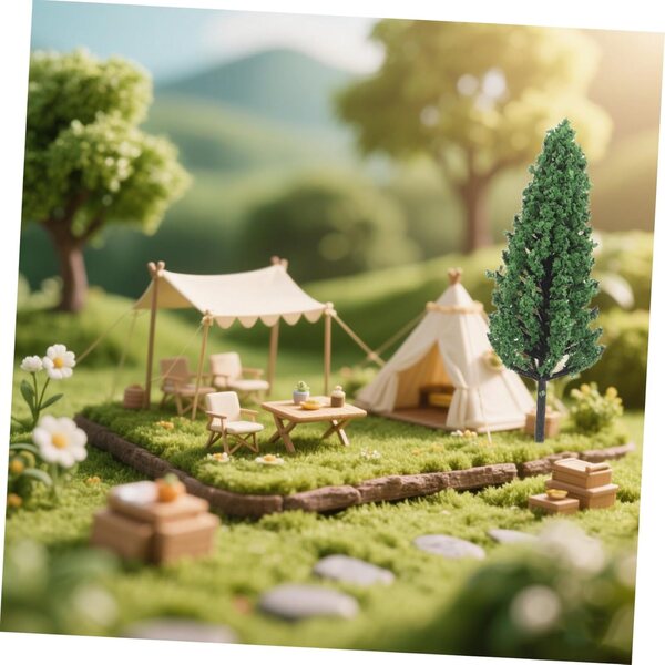 50 Alberi in Miniatura per Modellismo Architettonico e Paesaggi Realistici GARIOUANS