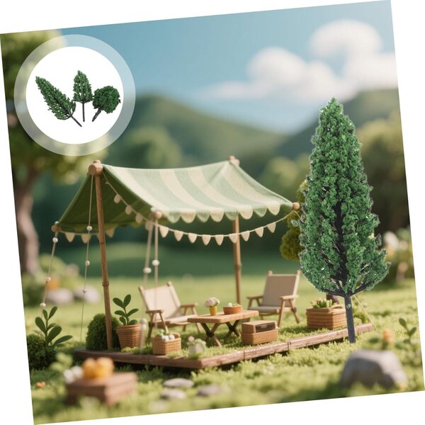 50 Alberi in Miniatura per Modellismo Architettonico e Paesaggi Realistici GARIOUANS