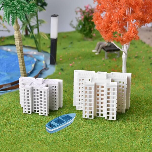 Set 10 Mini Barche a Vela in Resina per Collezioni e Decorazioni Tematiche Oceano