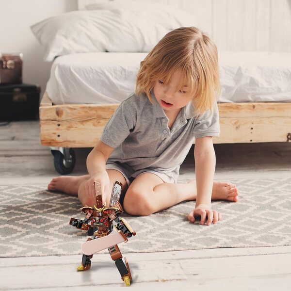Nevalerra 2-in-1 transformierbares Eislutscher-Roboterspielzeug für kreative Kinder