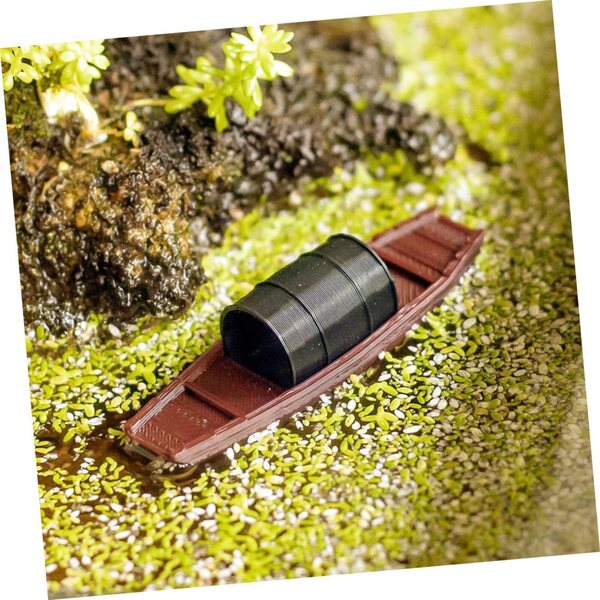 Mini Barche da Spiaggia in Miniatura Warmhm - 2 Pezzi per Casa delle Bambole e Micro Paesaggi