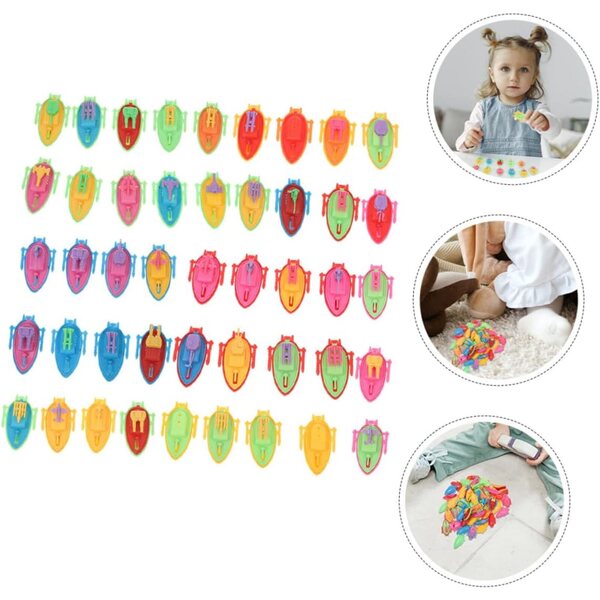 HEMOTON 30 Barche Giocattolo Miniatura in PVC Decorazioni Tavolo e Micro Paesaggi
