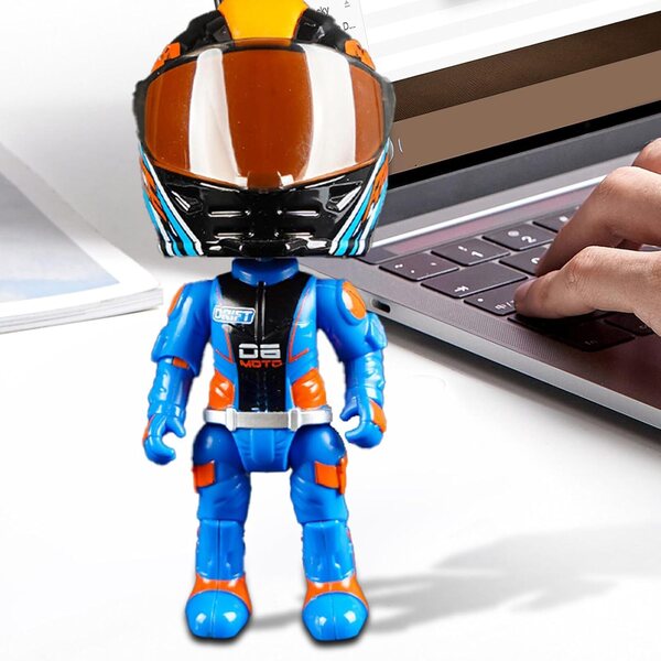 Transformierbares Motorradmodell Q – interaktive 3D-Motorradpuppe aus Legierung