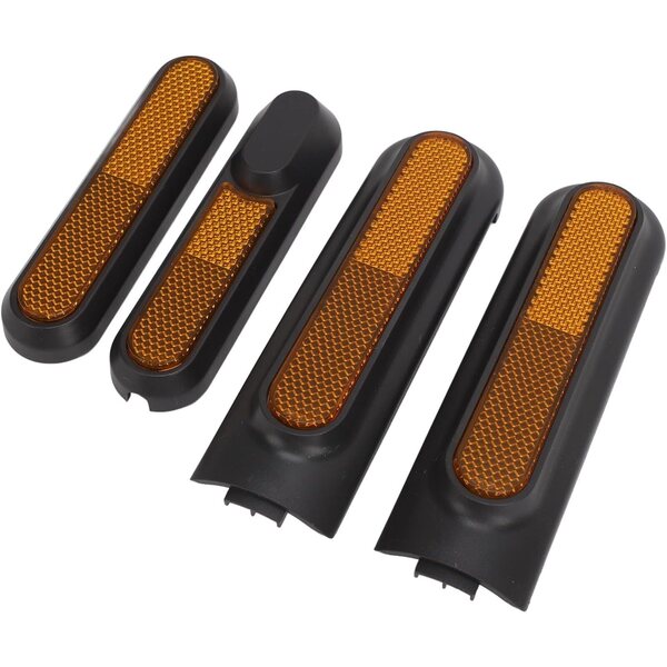 CHICIRIS Hinterradabdeckung für Pro4 Mi4 Scooter aus ABS mit reflektierenden Aufklebern
