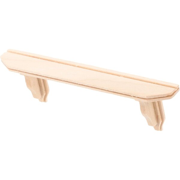 Mensola da Parete in Legno Mini per Mini Case e Decorazioni - Gatuida Beige