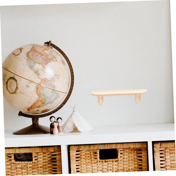 Mensola da Parete in Legno Mini per Mini Case e Decorazioni - Gatuida Beige