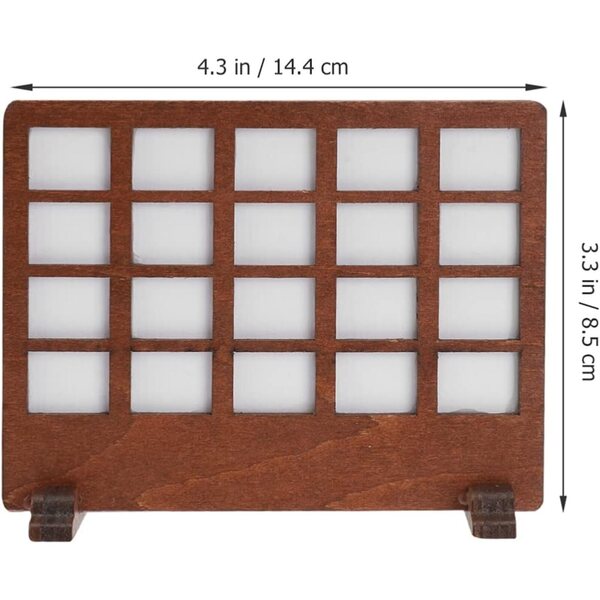 Hemobllo Set 4 Mobili Miniatura in Legno per Mini Case e Decorazioni Eleganti