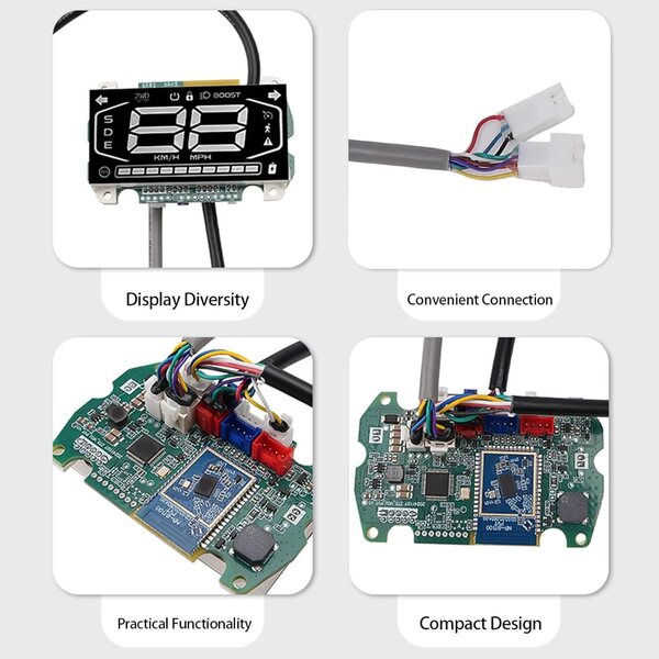 CHICIRIS ZT3 Pro Elektroroller-Controller-Kit mit Bluetooth-Anzeige und intelligenten Funktionen