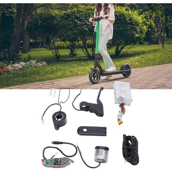CHICIRIS Elektroroller-Controller-Kit mit LED-Anzeige und Cruise-Funktion
