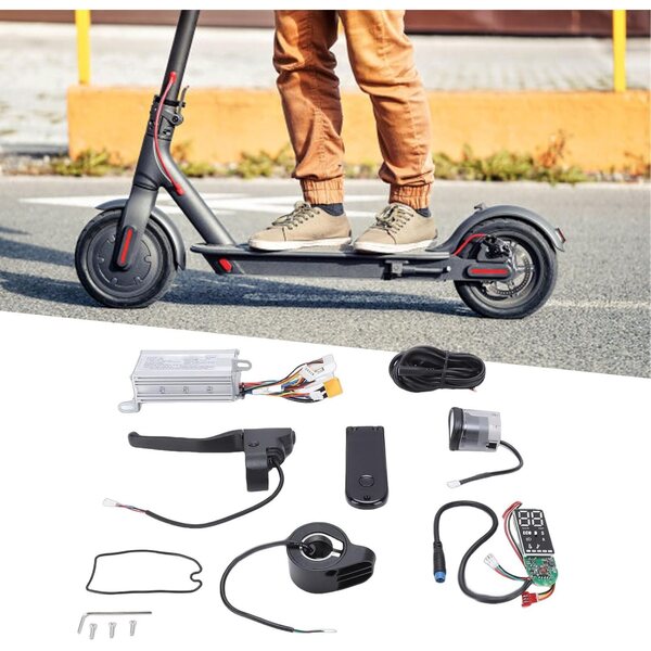 CHICIRIS Elektroroller-Controller-Kit mit LED-Anzeige und Cruise-Funktion