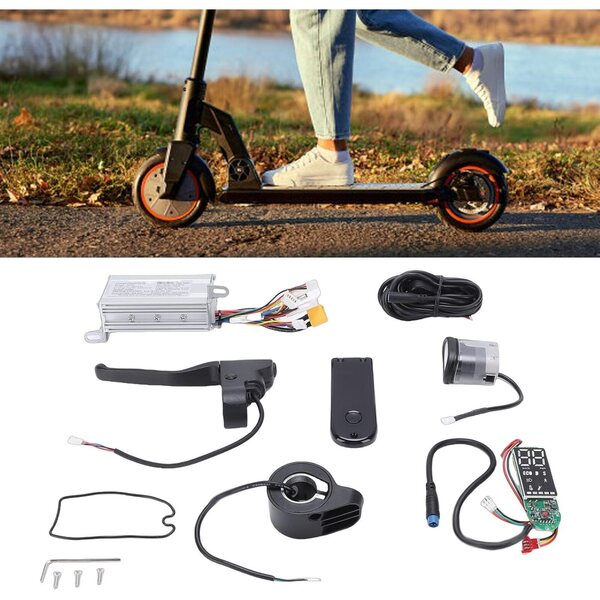 CHICIRIS Elektroroller-Controller-Kit mit LED-Anzeige und Cruise-Funktion