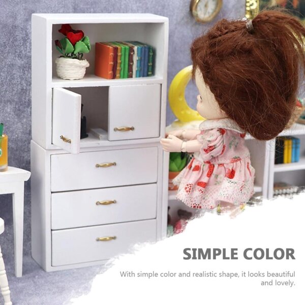 Gatuida Mini Mobile in Legno per Casa delle Bambole, Decorazione Miniatura Realistica