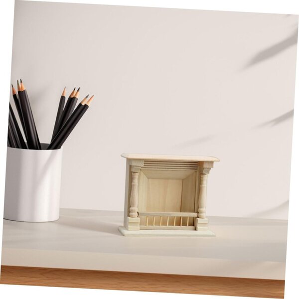 HEMOTON Casa delle Decorazione DIY in Legno Naturale per Miniatura Accogliente