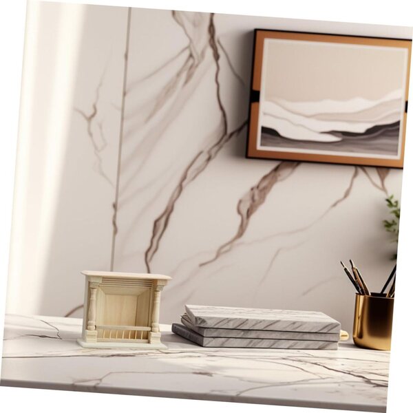 HEMOTON Casa delle Decorazione DIY in Legno Naturale per Miniatura Accogliente