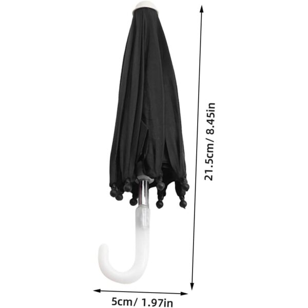 Set 3 Mini Ombrelli per Casa delle Bambole Accessori in Miniatura Decorazioni Resistenti