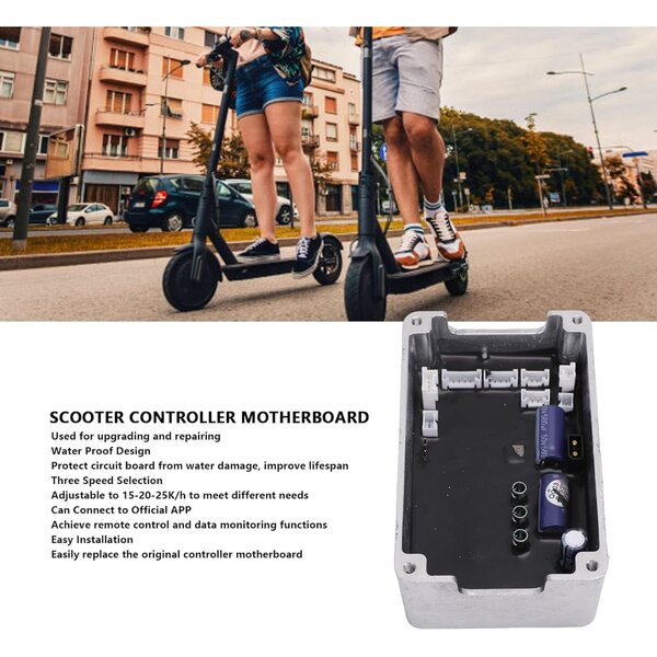 CHICIRIS E2 Scooter Controller mit 3 Geschwindigkeiten, App-Fernbedienung, wasserbeständig