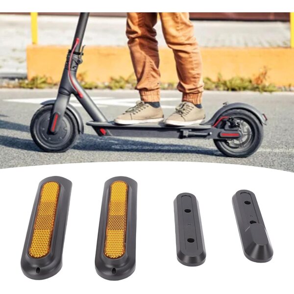 Asixxsix Reflektierende ABS-Scooter-Radnabenkappe, kompatibel mit Mi4 PRO