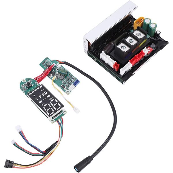 CHICIRIS Aluminium-Armaturenbrett für Elektroroller F2, F2PRO, F2MAX mit transparentem Display