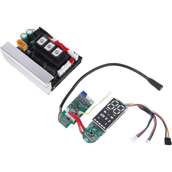 CHICIRIS Aluminium-Armaturenbrett für Elektroroller F2, F2PRO, F2MAX mit transparentem Display