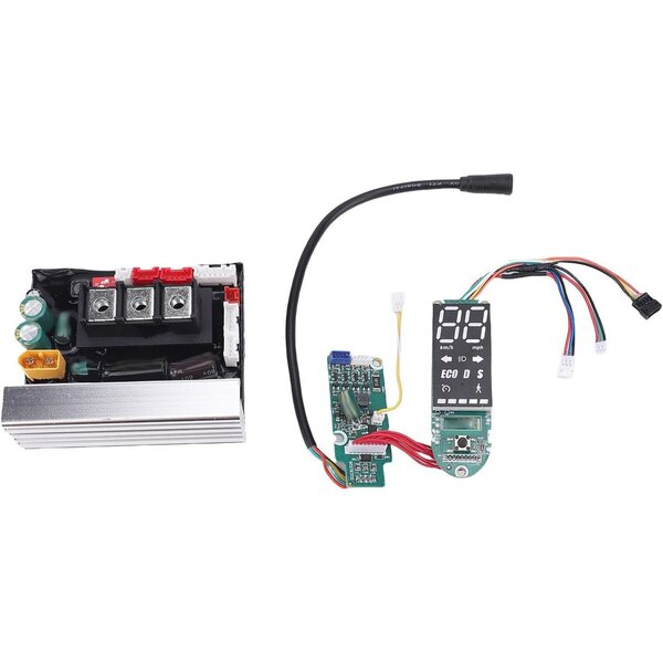 CHICIRIS Aluminium-Armaturenbrett für Elektroroller F2, F2PRO, F2MAX mit transparentem Display