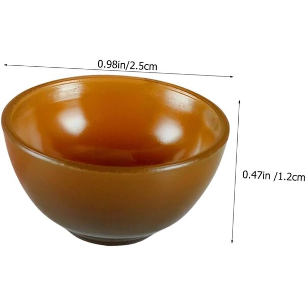 12 Mini Scodelle in Plastica per Casa delle Bambole – Accessori Cucina Realistici e Decorativi