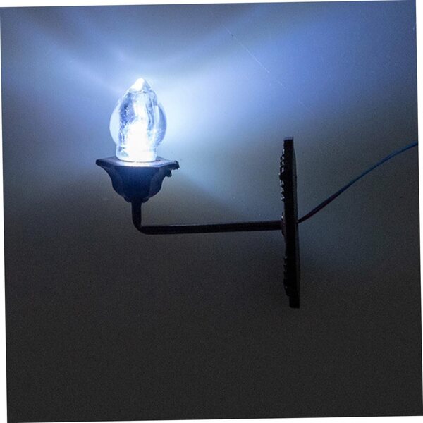 Mini Lampade da Parete LED per Micro Paesaggi 5 Pezzi 1/87 Casa delle Bambole