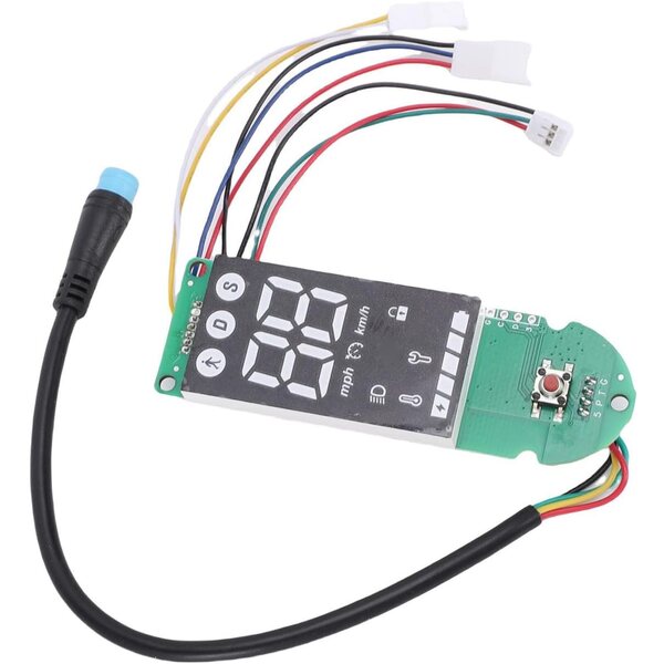 Tbest 4 PRO Elektroroller-Armaturenbrett-Schaltung mit Digitalanzeige und Bluetooth
