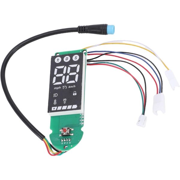 Tbest 4 PRO Elektroroller-Armaturenbrett-Schaltung mit Digitalanzeige und Bluetooth