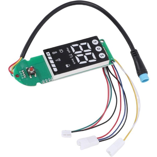 Tbest 4 PRO Elektroroller-Armaturenbrett-Schaltung mit Digitalanzeige und Bluetooth