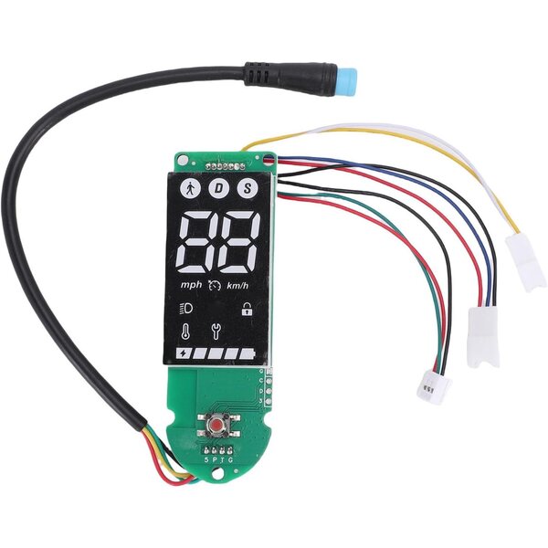 Tbest 4 PRO Elektroroller-Armaturenbrett-Schaltung mit Digitalanzeige und Bluetooth