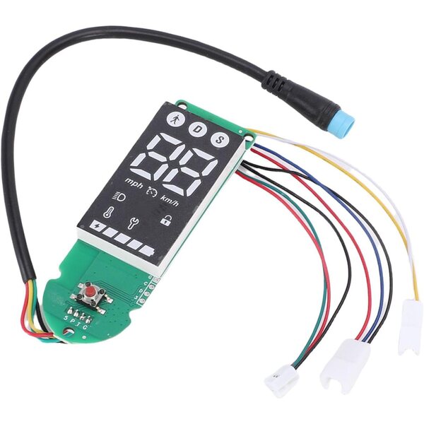 Tbest 4 PRO Elektroroller-Armaturenbrett-Schaltung mit Digitalanzeige und Bluetooth