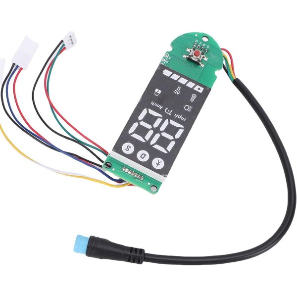 Tbest 4 PRO Elektroroller-Armaturenbrett-Schaltung mit Digitalanzeige und Bluetooth