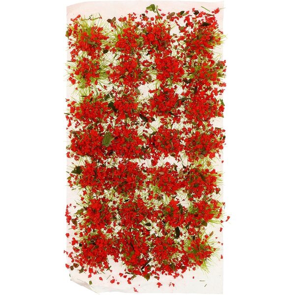 EXCEART Mini Fiori in Plastica Flessibile per Diorama e Modellismo 1,5x1x0,5 cm