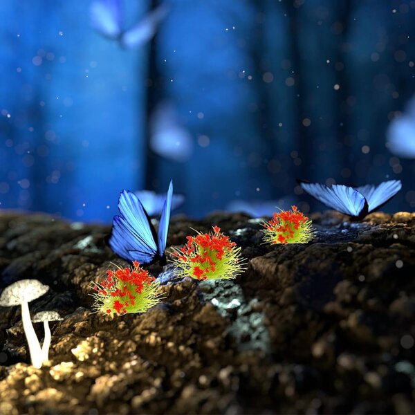 EXCEART Mini Fiori in Plastica Flessibile per Diorama e Modellismo 1,5x1x0,5 cm