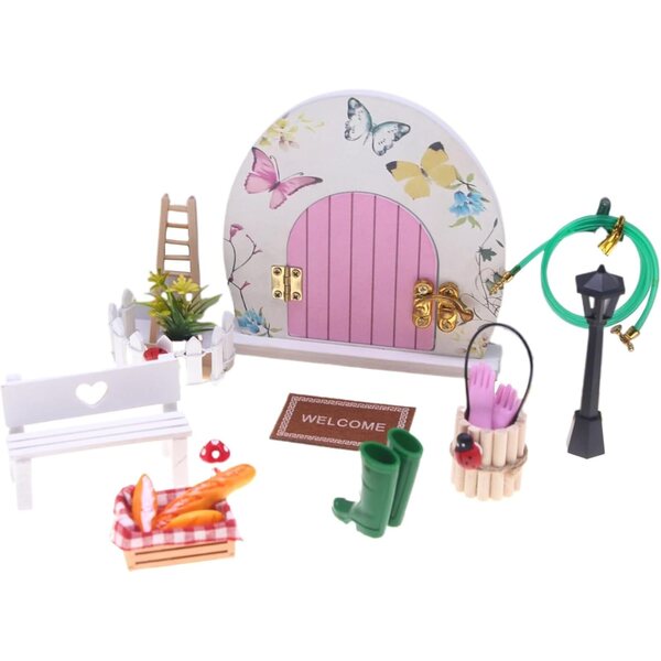 Miniatur-Feentür-Set für Garten und Schlafzimmer, kreative und exklusive Dekorationen