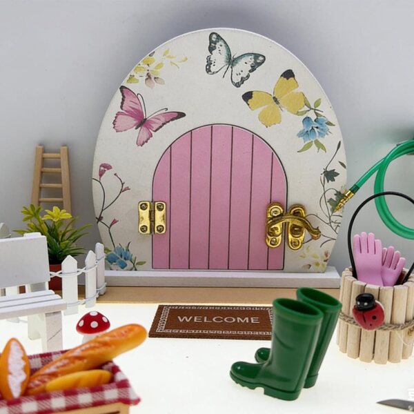 Miniatur-Feentür-Set für Garten und Schlafzimmer, kreative und exklusive Dekorationen