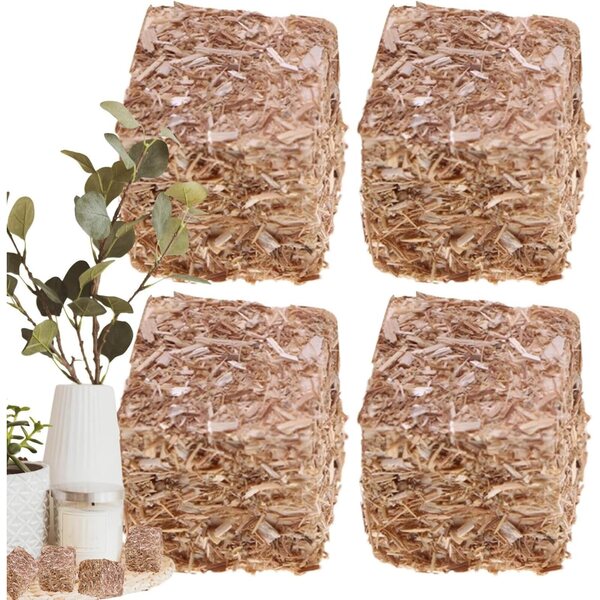 Balle di fieno decorative miniatura - 4 pezzi resistenti e realistiche per casa delle bambole
