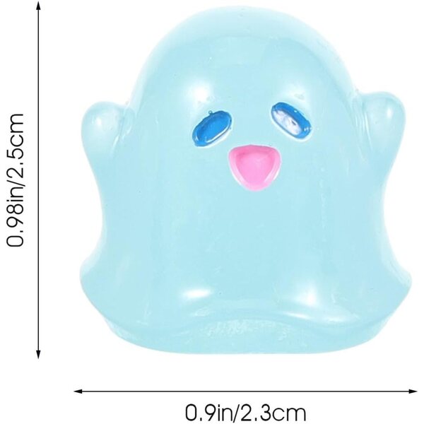 BESPORTBLE 20 Figurine Fantasma Luminose Fai da Te per Decorazioni e Accessori Colorati