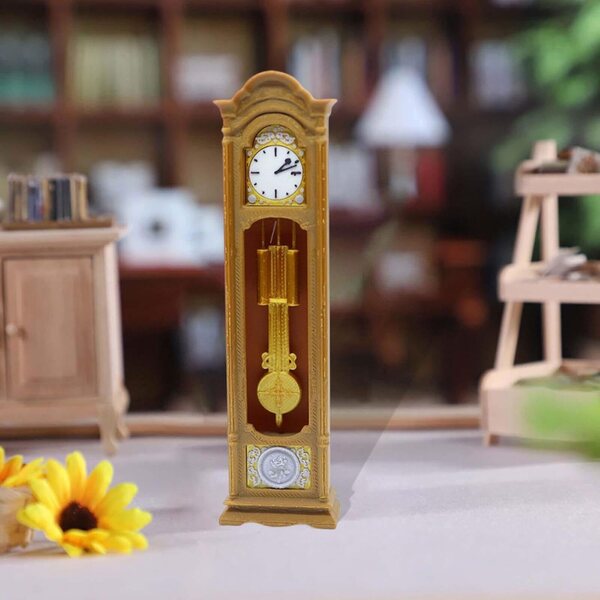 Orologio da Pavimento Miniatura Retrò in PLA per Case delle Bambole e Decorazioni