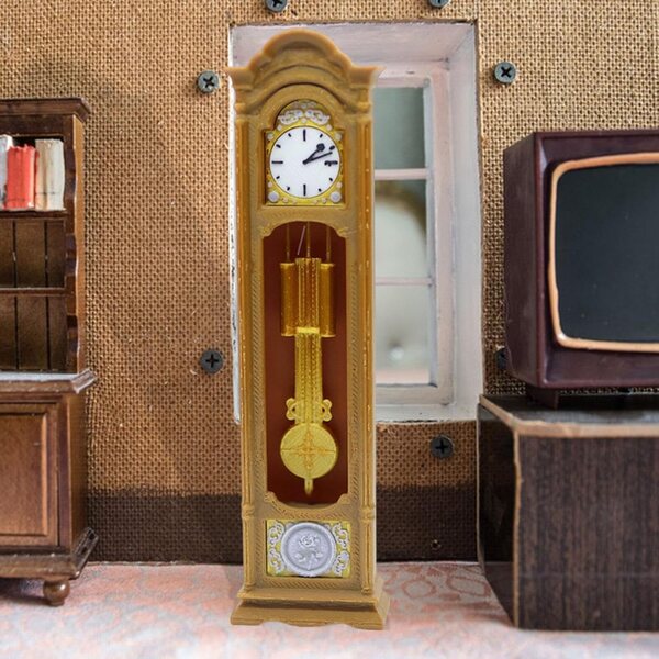 Orologio da Pavimento Miniatura Retrò in PLA per Case delle Bambole e Decorazioni