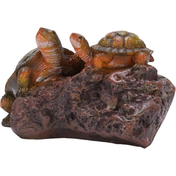 Zerodis Schildkrötenskulptur aus Kunstharz, Symbol der Langlebigkeit für Bonsai und Garten