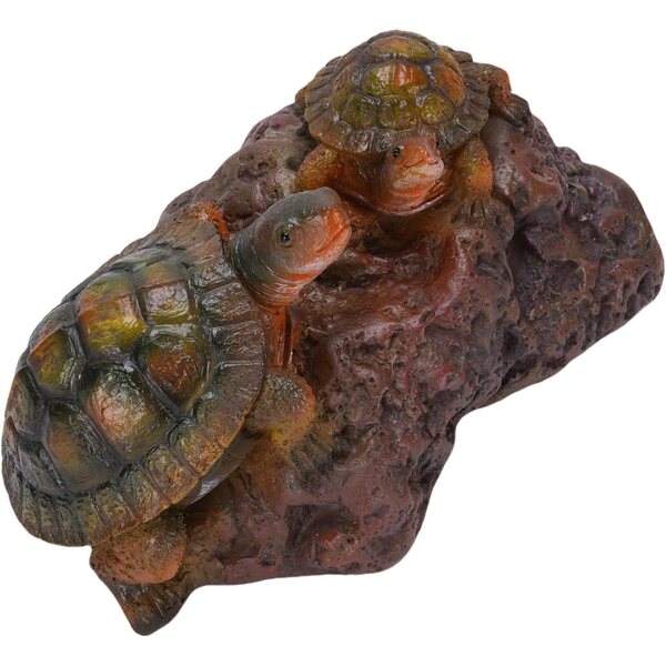 Zerodis Schildkrötenskulptur aus Kunstharz, Symbol der Langlebigkeit für Bonsai und Garten
