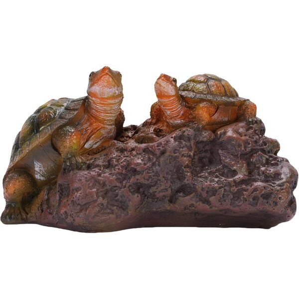 Zerodis Schildkrötenskulptur aus Kunstharz, Symbol der Langlebigkeit für Bonsai und Garten